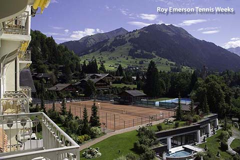 Roy Emerson Tennis Weeks, Palace Hotel, Gstaad, Switzerland